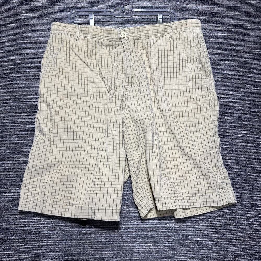 Honolua Surf Co. Shorts Men's Size 36 Yellow Check Corudroy